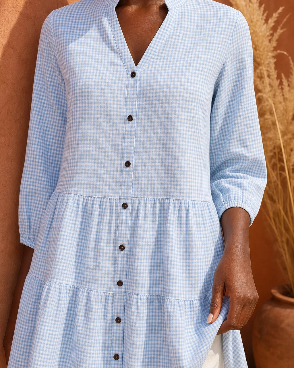 Juniper | Relaxed Checked Day Dress
