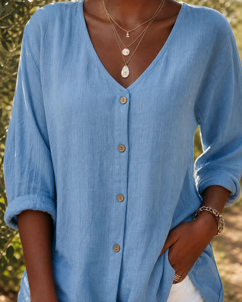Marissa | Relaxed V-Neck Top
