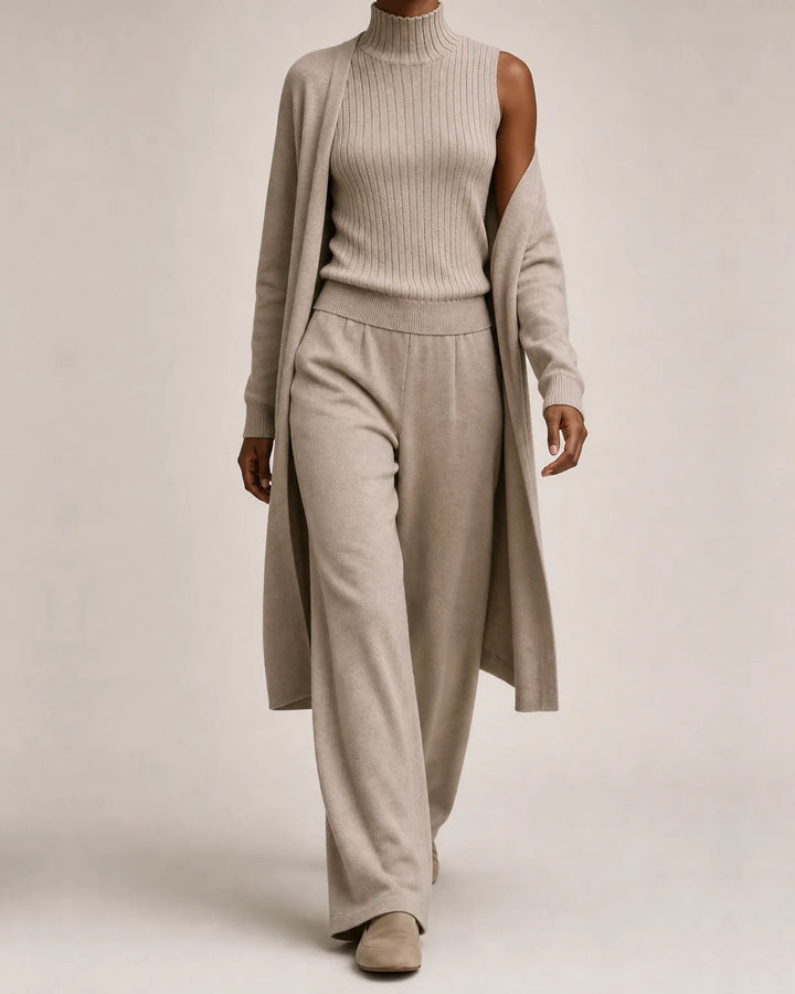 Kamora | Three-Piece Knit Set