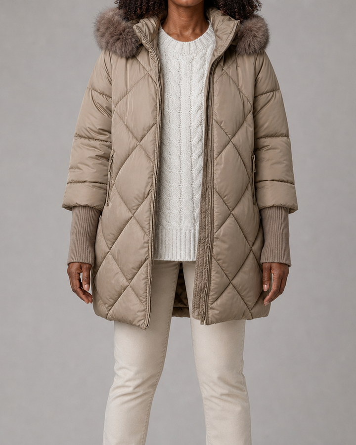 Celina | Winter Zip Hooded Jacket