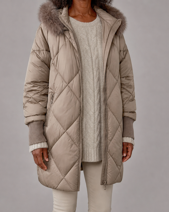 Celina | Winter Zip Hooded Jacket