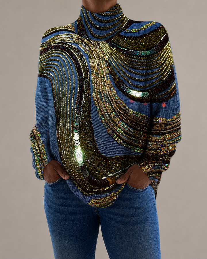 Charlotte | Christmas Turtleneck Sweater