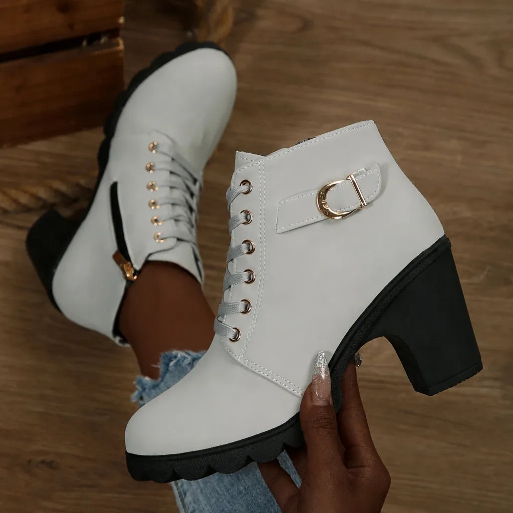 Jarra | Leather Ankle Boots