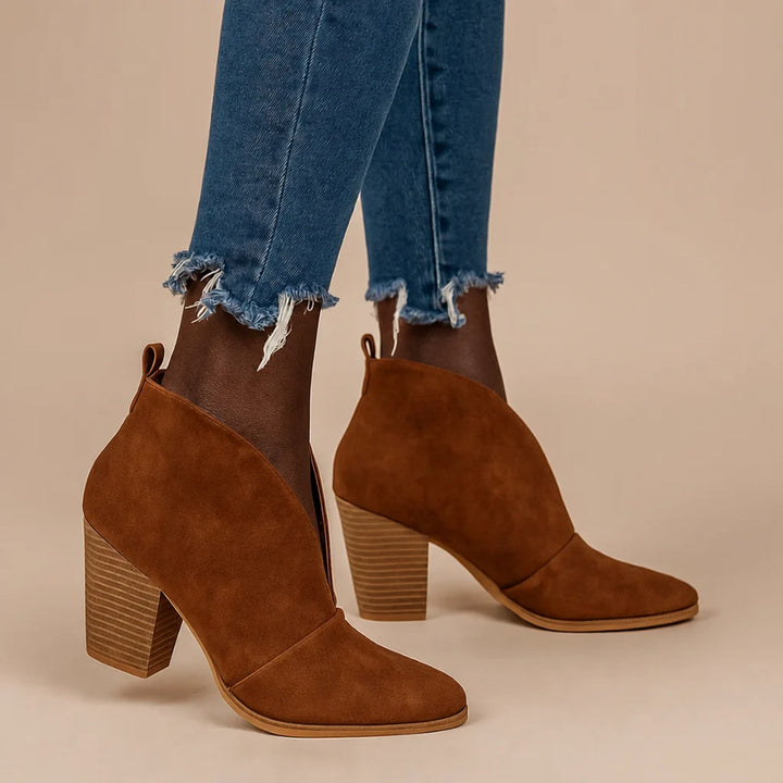 Penda | Leather Ankle Boots