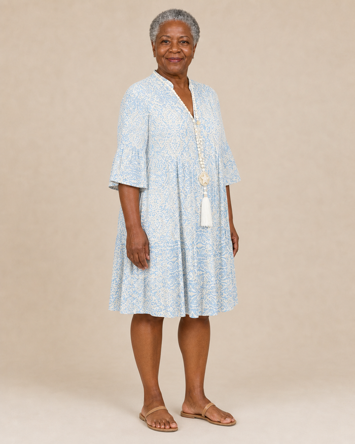 Mabelle | Flowy Paisley Boho Dress