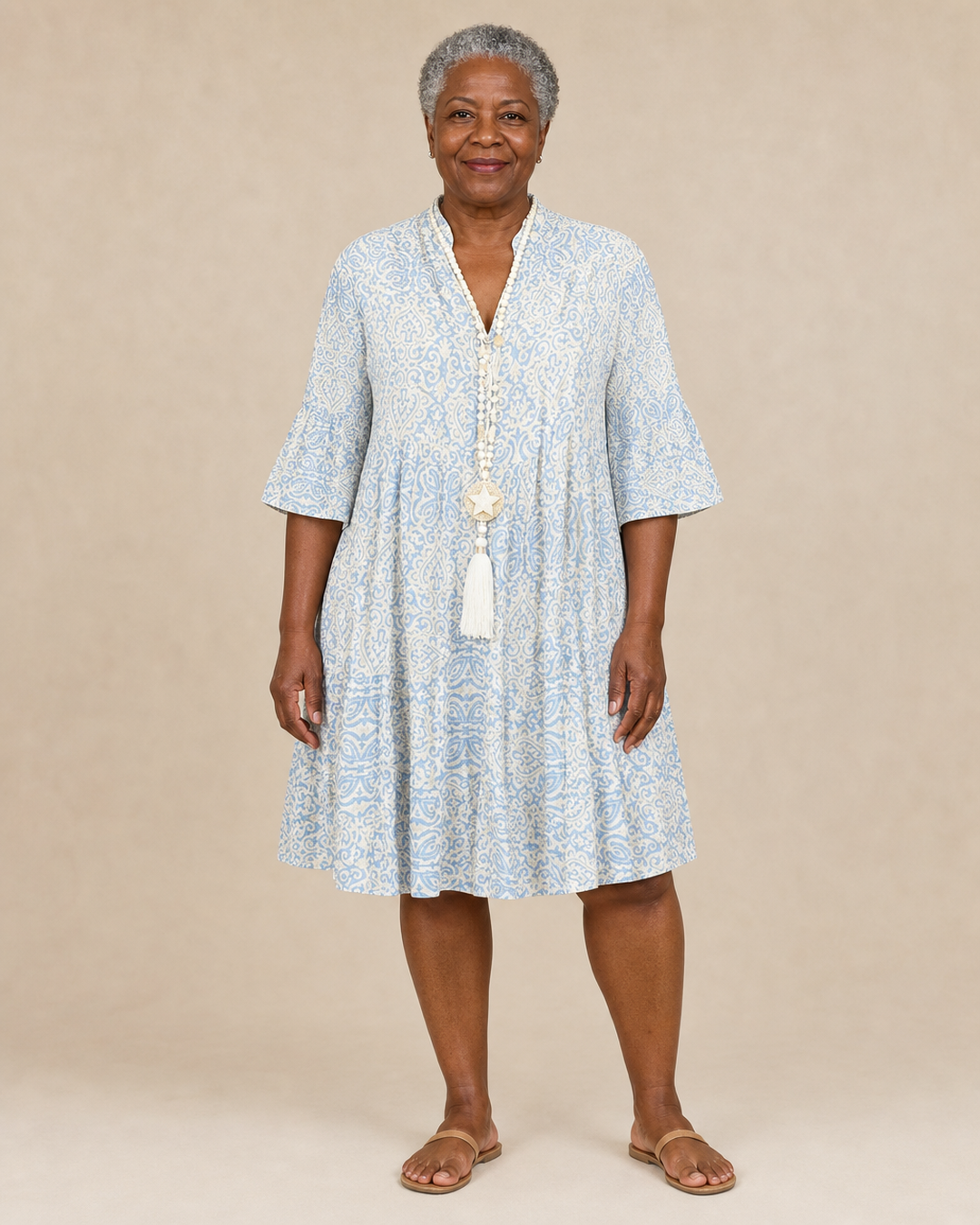 Mabelle | Flowy Paisley Boho Dress