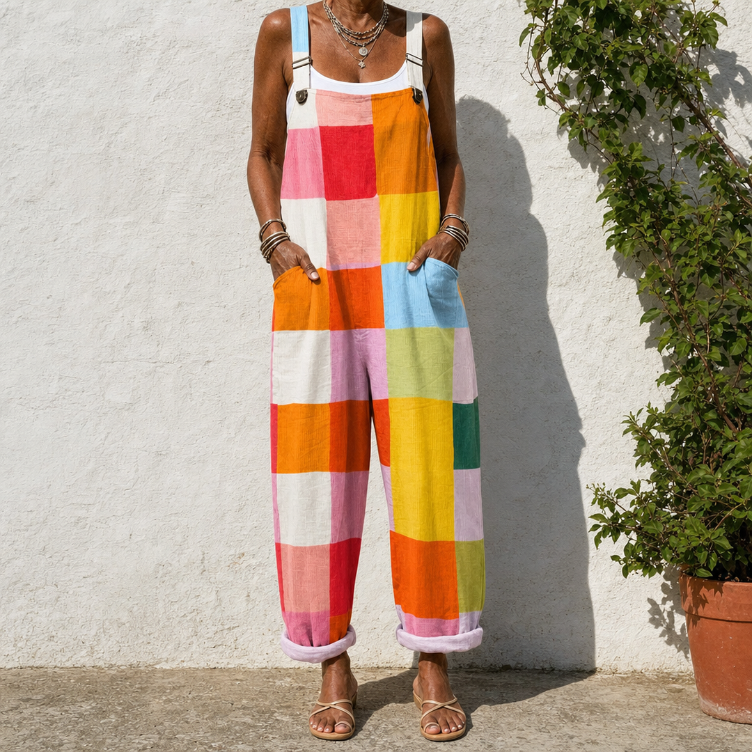 Rokhaya | Colorblock Overalls