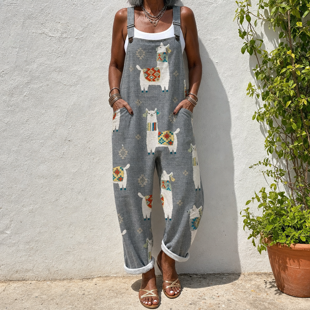 Ntombi | Alpaca Print Overalls