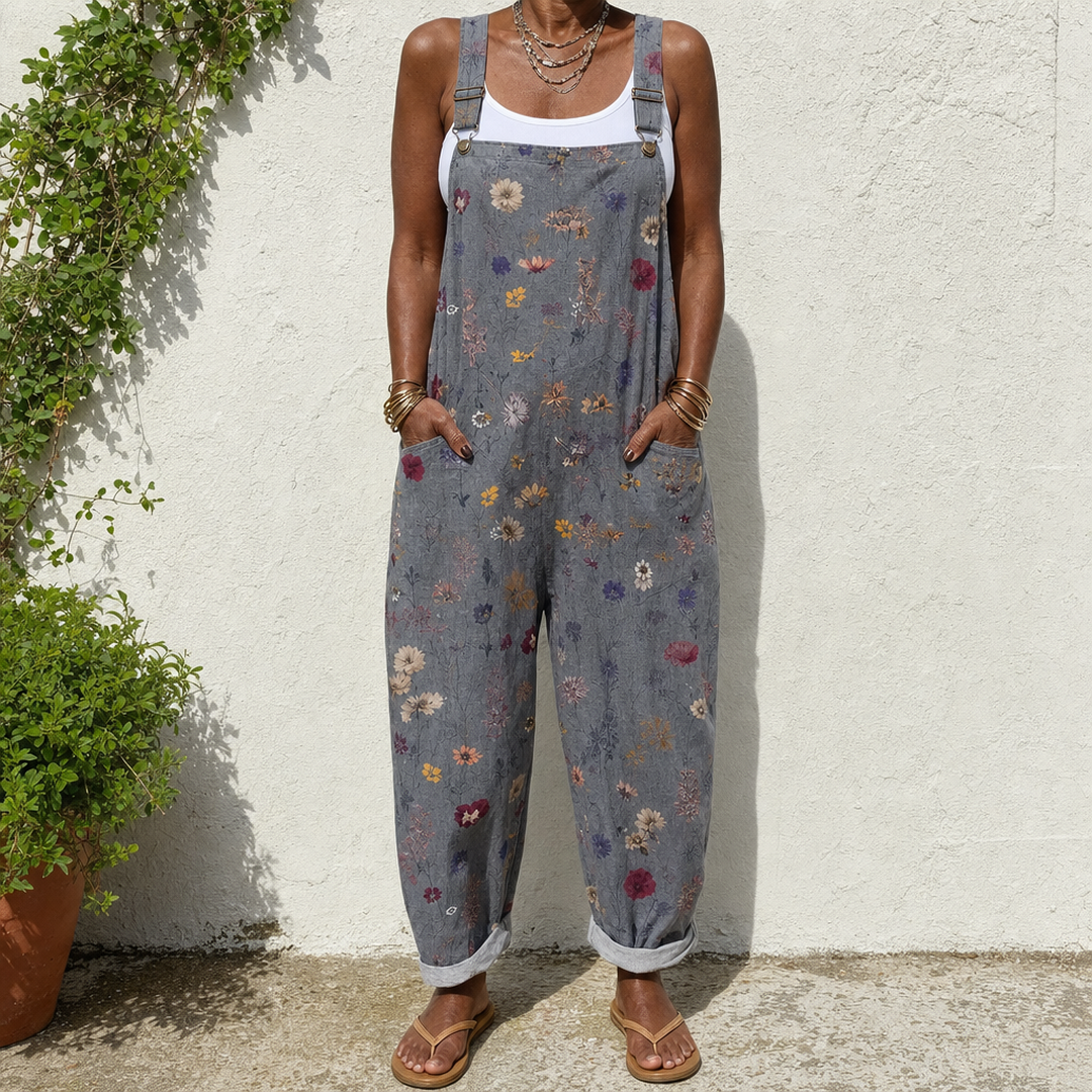 Winifred | Wildflower Print Overalls