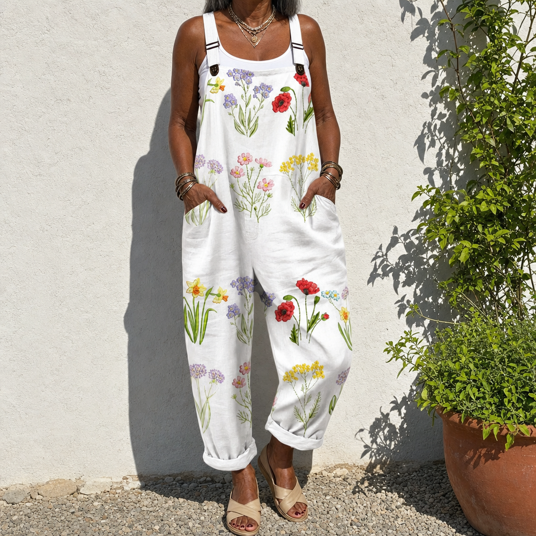 Thabisa | Wildflower Bouquet Overalls