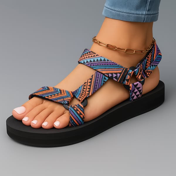 Corinne | Cushioned Support Sandals — Brown