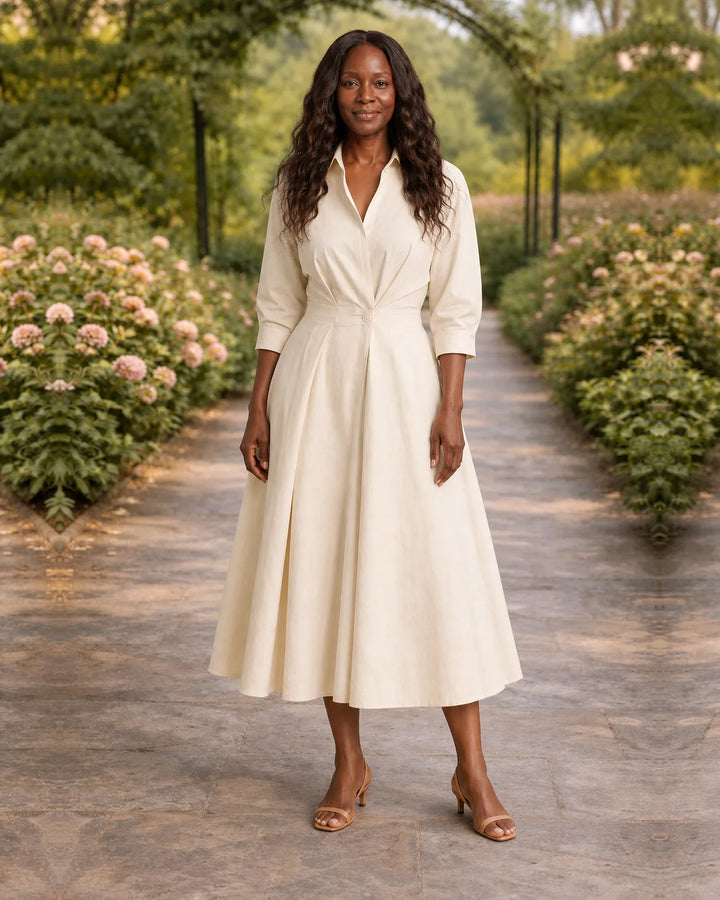 Monroe | Wrap-Front Flowing Maxi Dress
