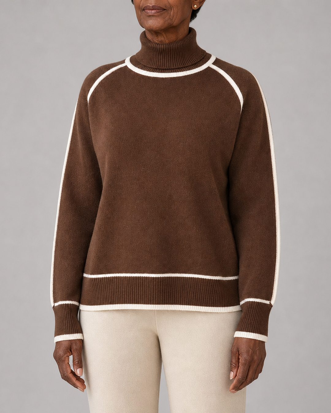Dames coltrui met contrast