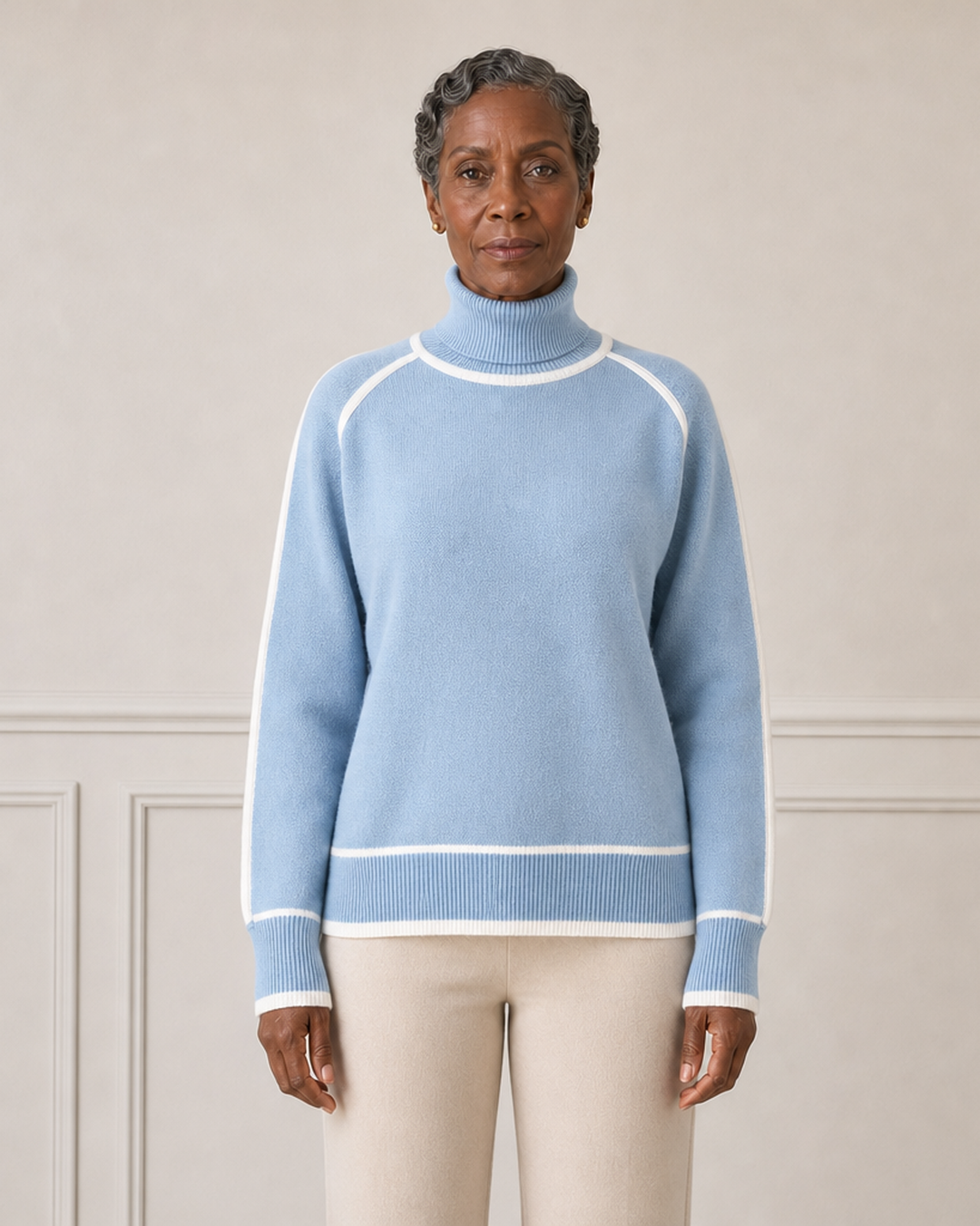 Dames coltrui met contrast