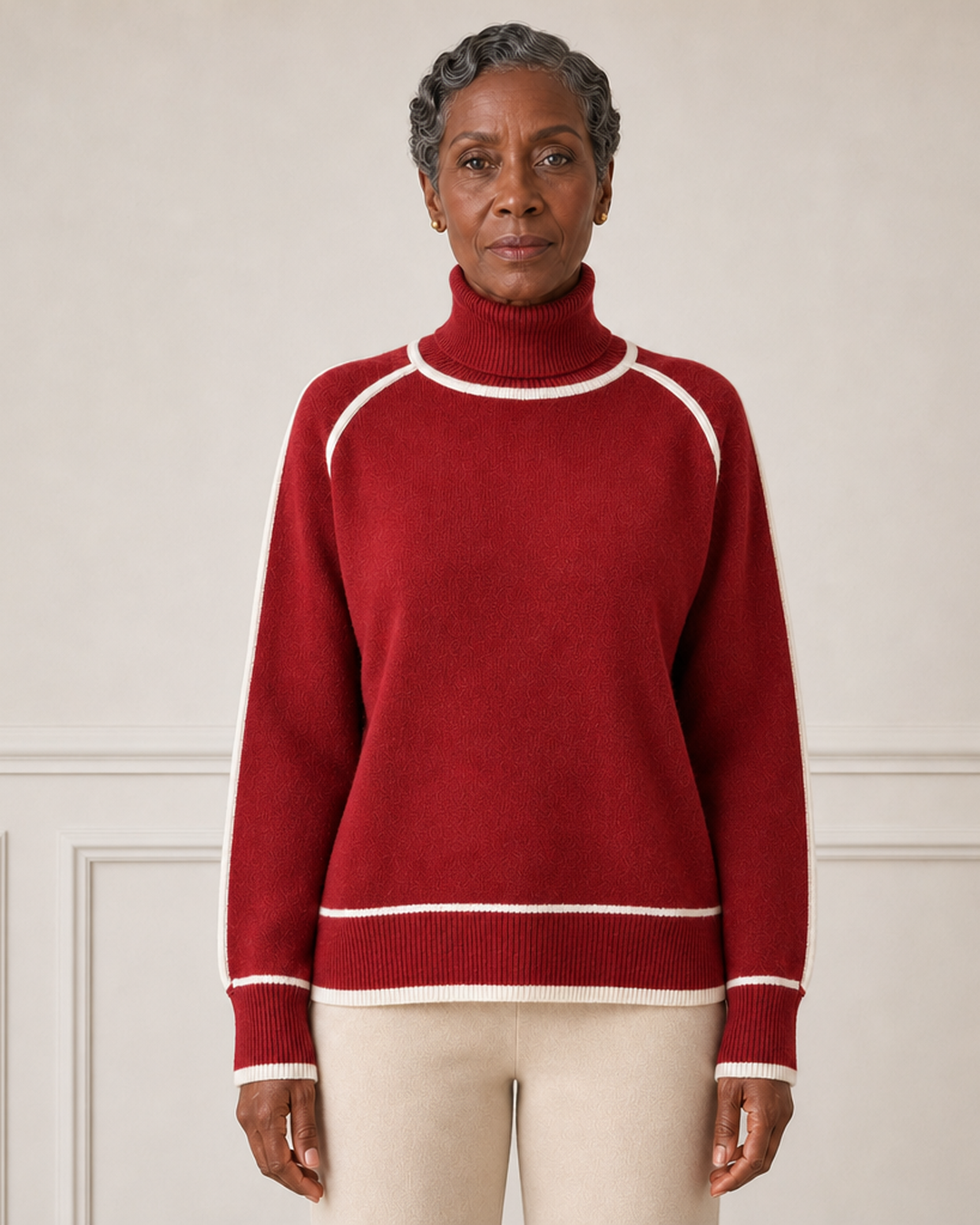 Dames coltrui met contrast