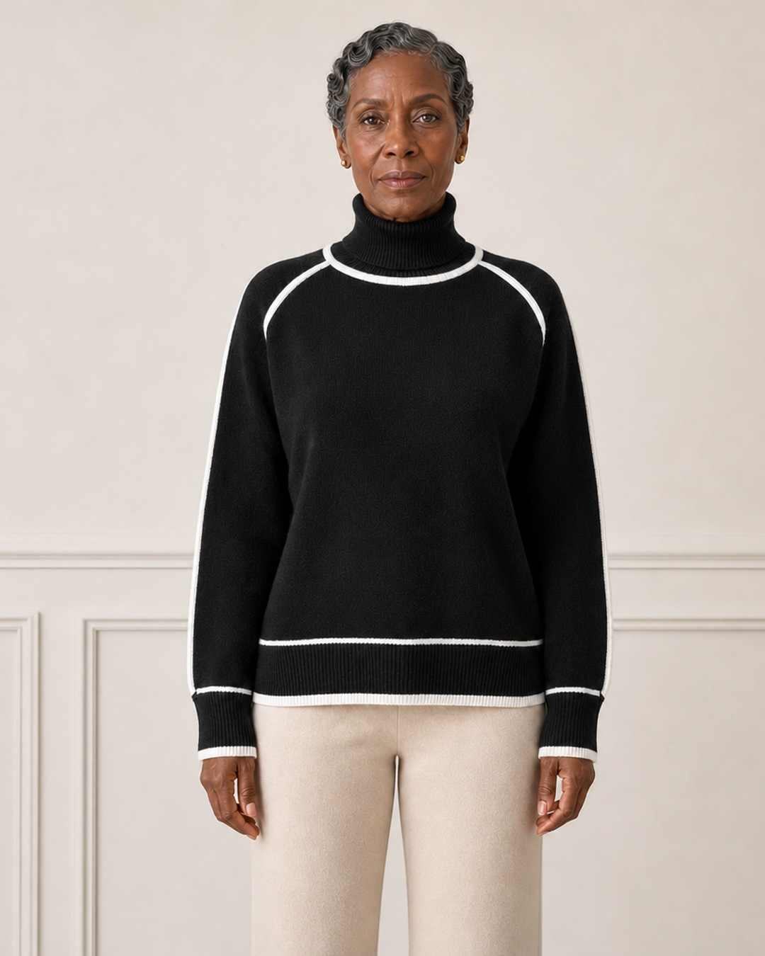 Dames coltrui met contrast
