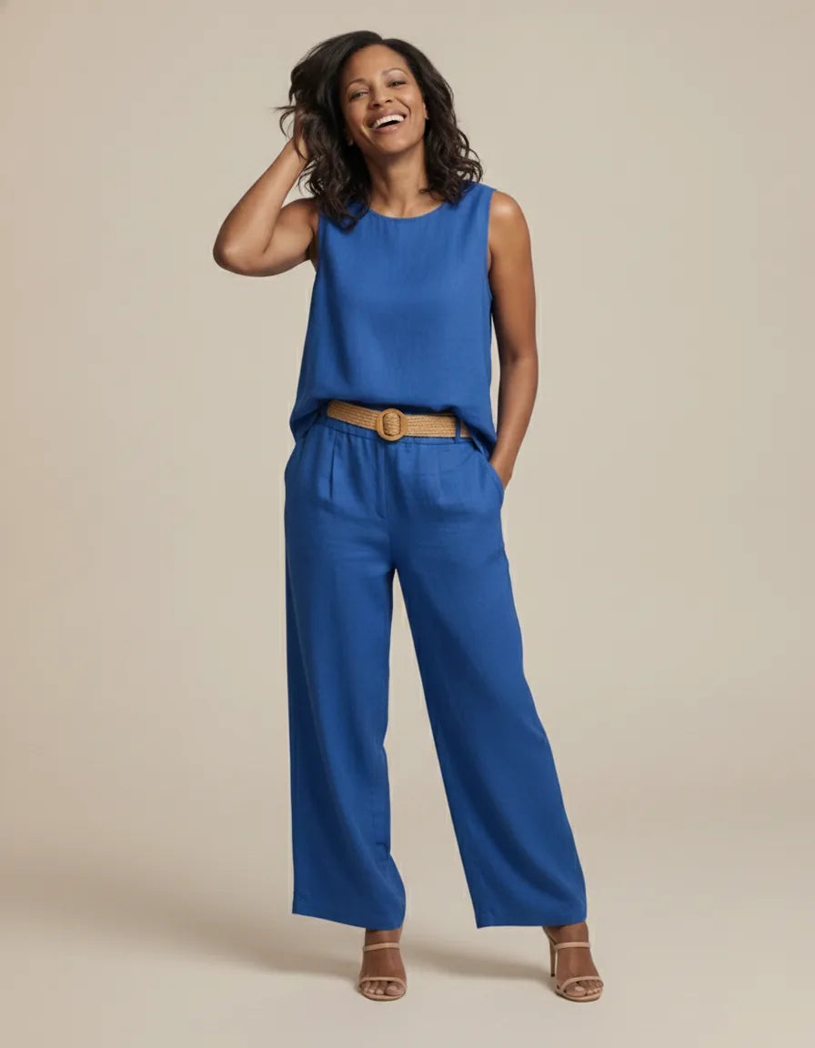 Paloma | Boho Belted Two-Piece Set