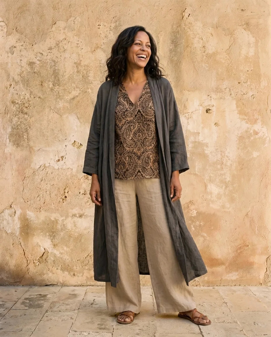 Suzanne | Bohemian Three-Piece Pant Set