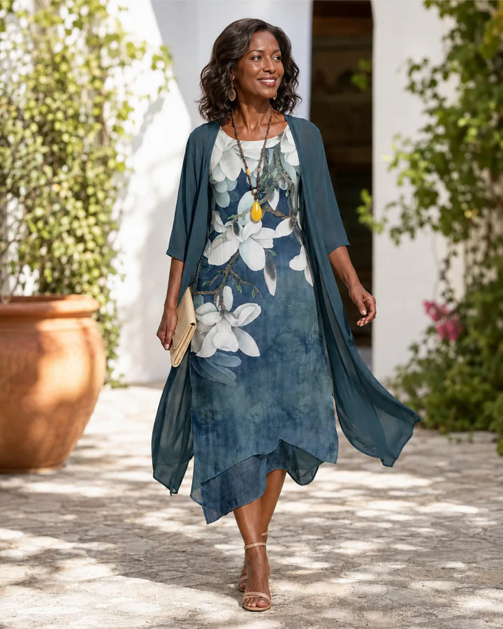 Isolde | Floral Layered Two-Piece Set