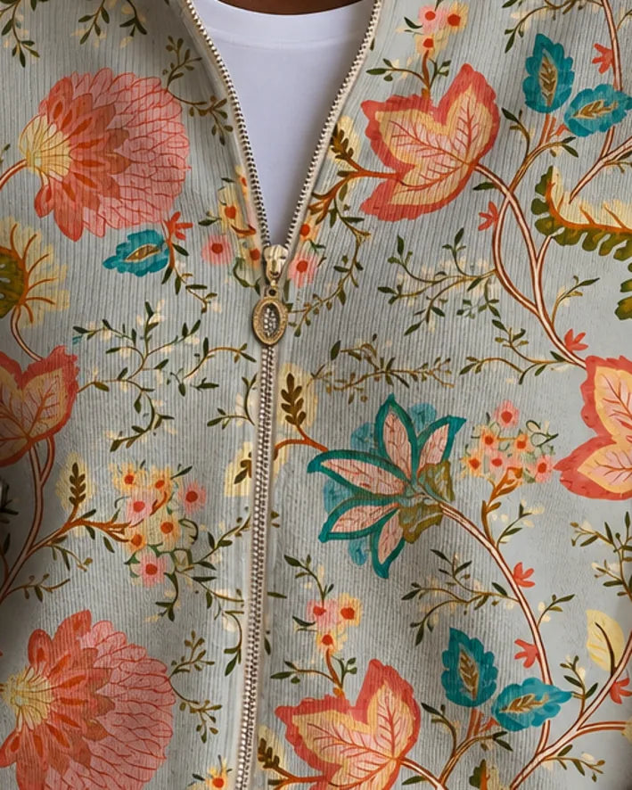 Xanthe | Vintage Floral Garden Print