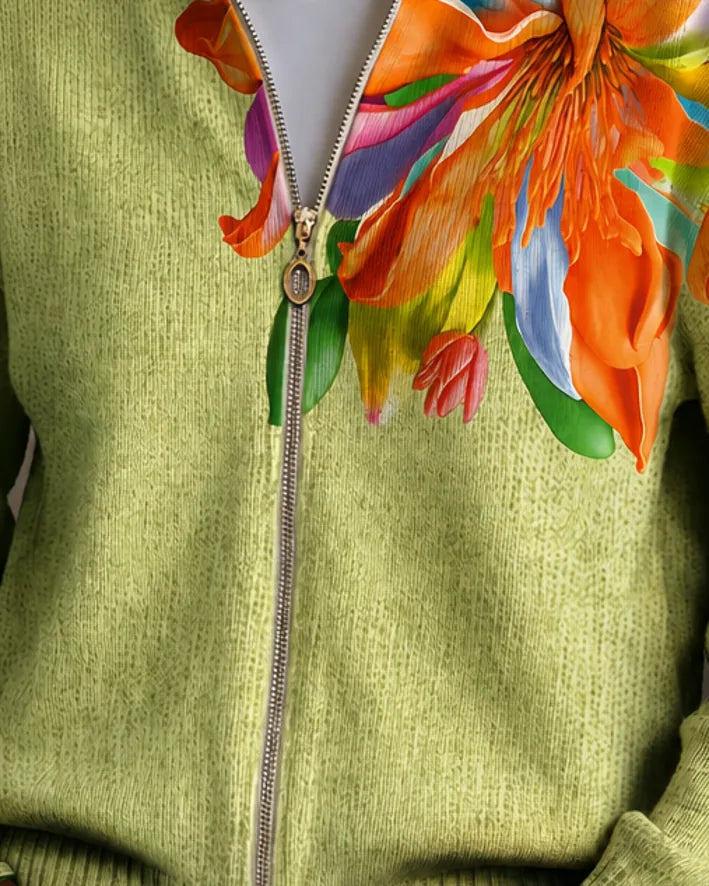 Sidonie | Vibrant Tropical Lily Floral Print