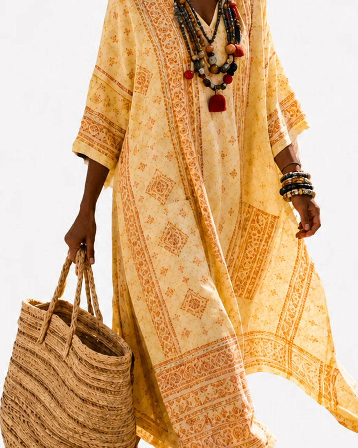 Zahra | Resort Kaftan Maxi Dress