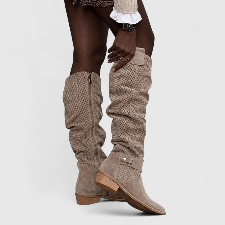 Thiane | Knee-High Suede Boots