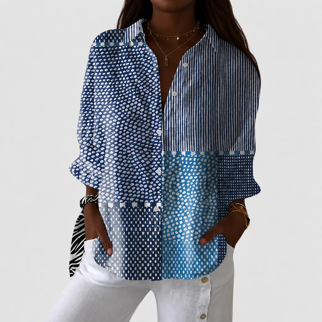 Amara | Light and Colorful Blouse with Print