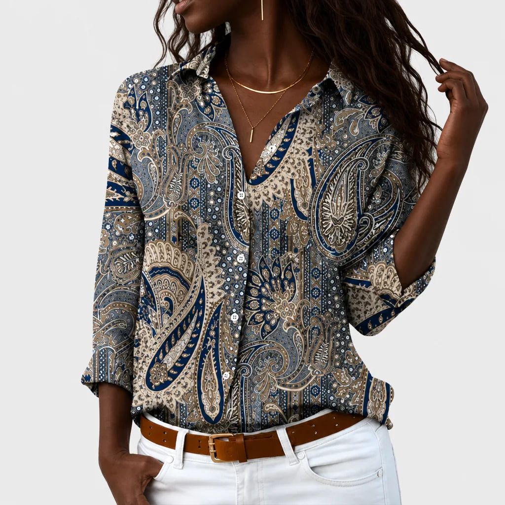 Sade | Timeless Paisley Charm Blouse