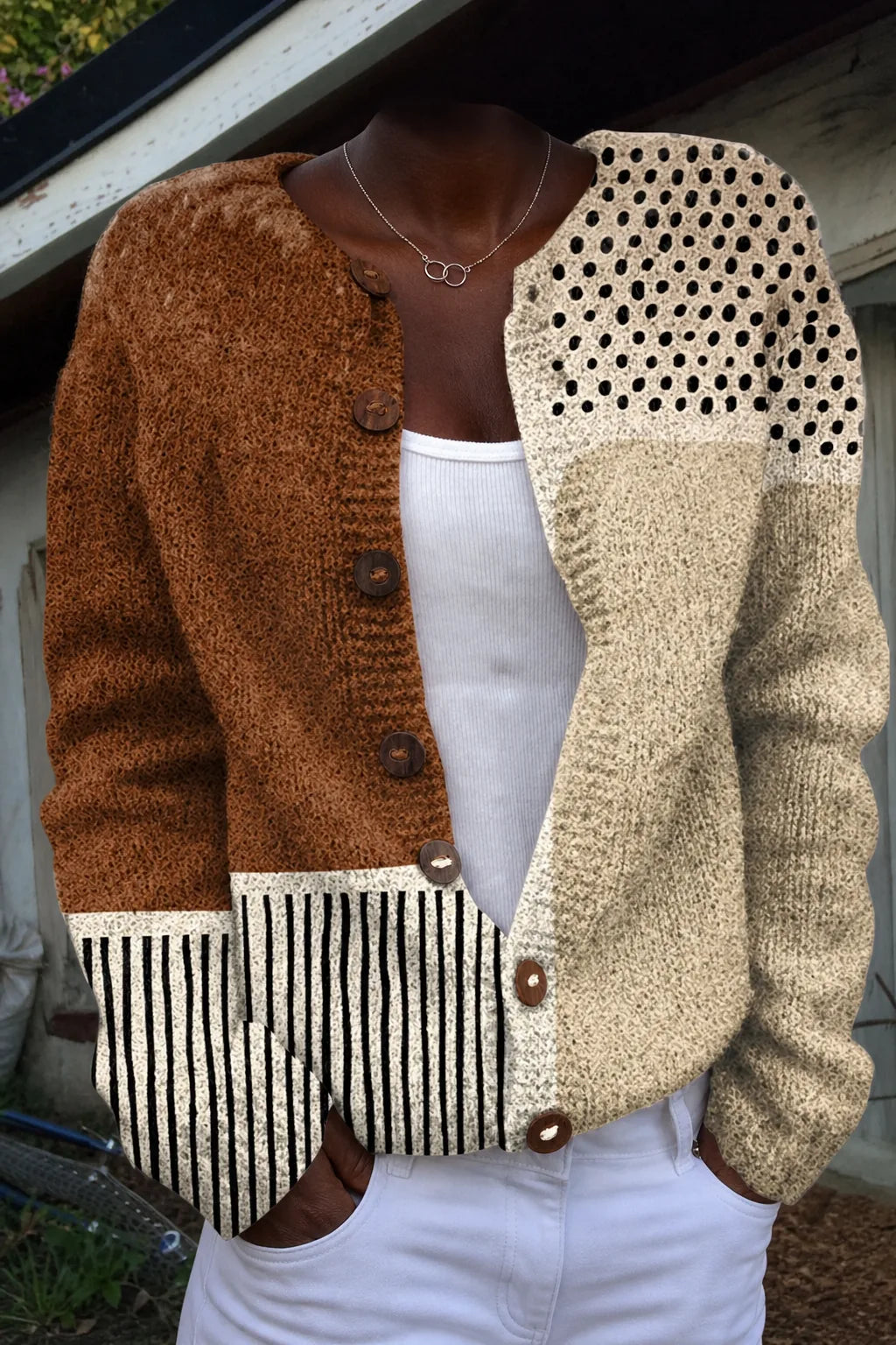 Eloise | Vintage Knit Cardigan Sweater