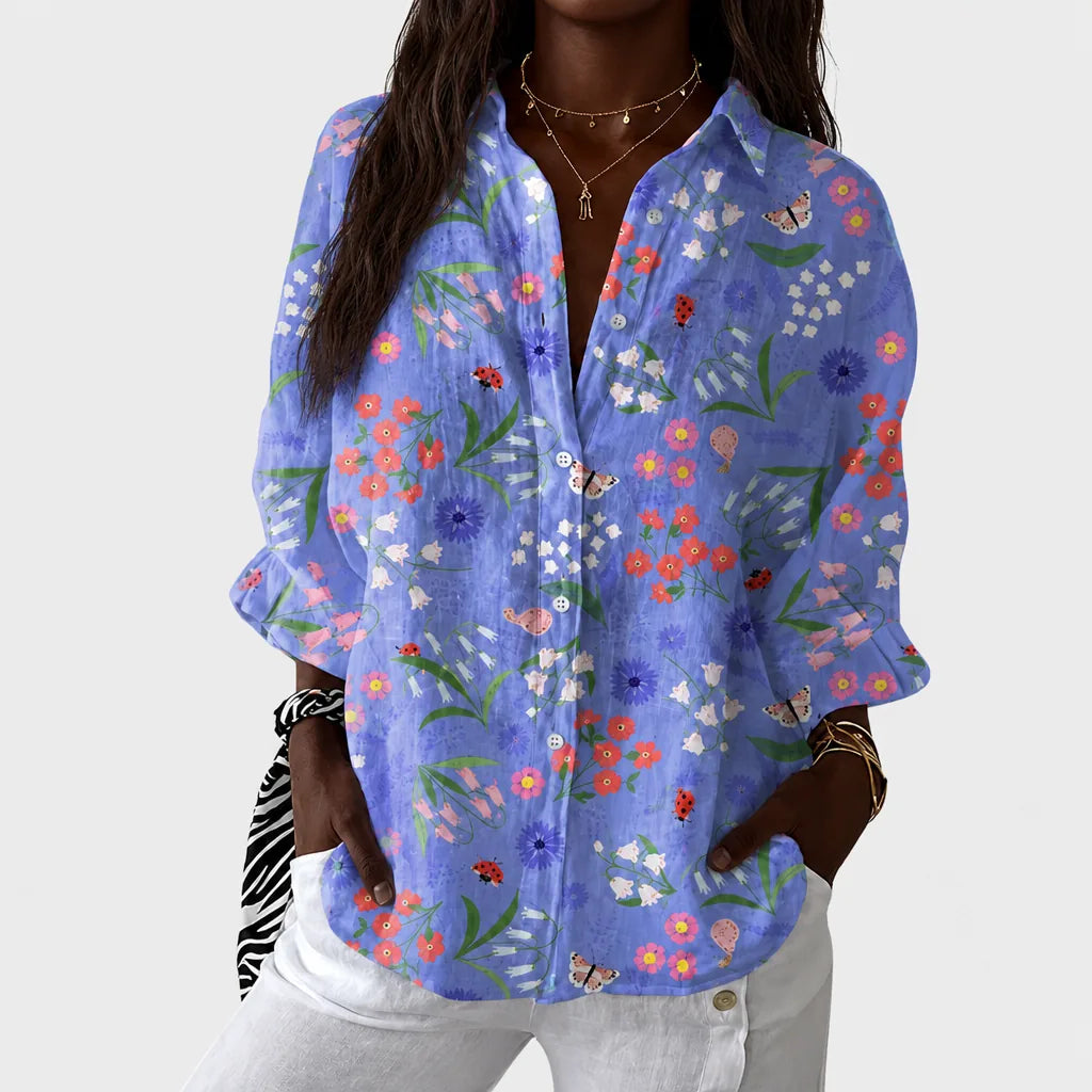 Aisha | Light and Colorful Printed Blouse