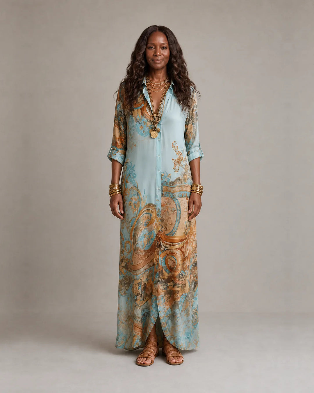 Evalexy I Maxi Dress Print Luxury
