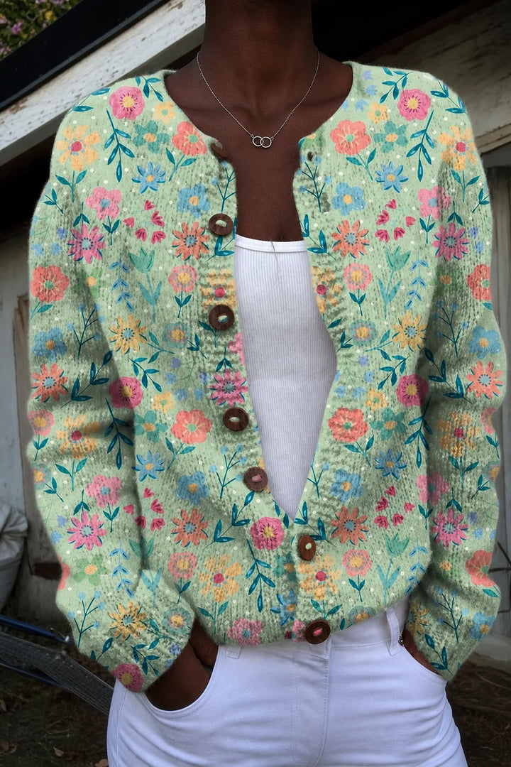 Foxfield | Women's Vintage Floral Cardigan
