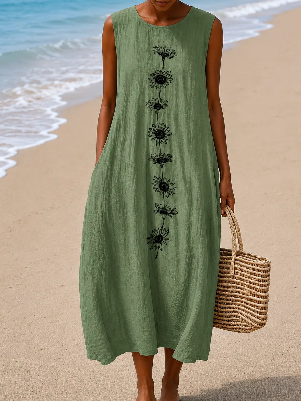 Cheryl - Women’s Casual Sleeveless Dress