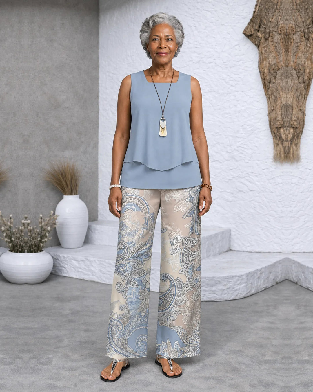 Nia | Coastal Paisley Set