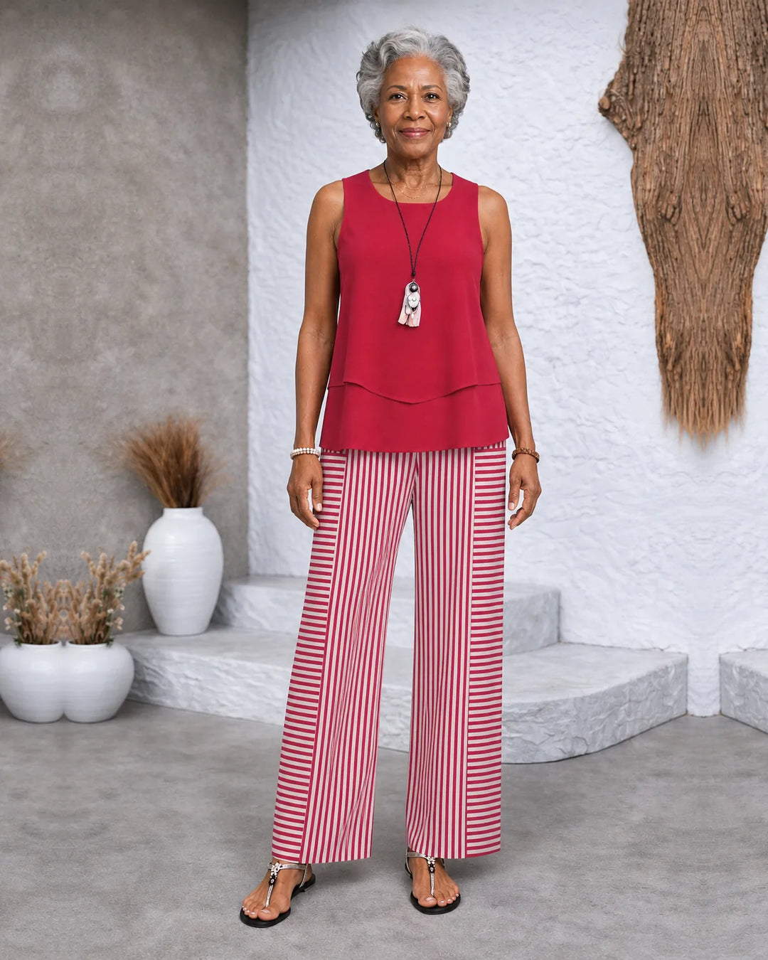Zuri | Riviera Striped Ensemble