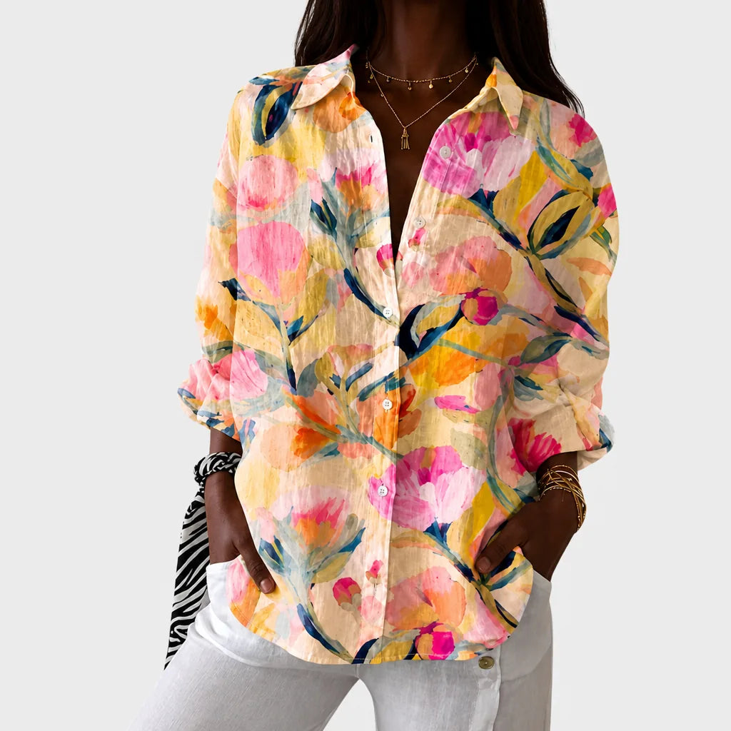 Bahati | Lightweight and Colorful Printed Blouse