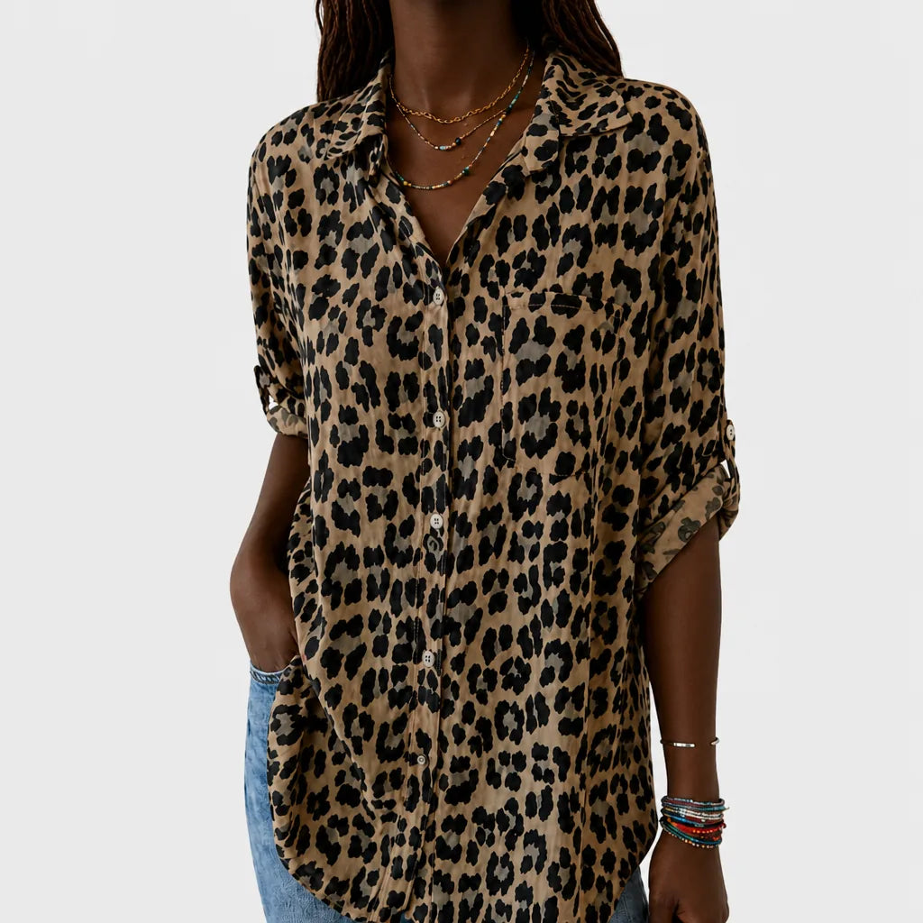 Kaya | Safari Chic Relaxed Blouse