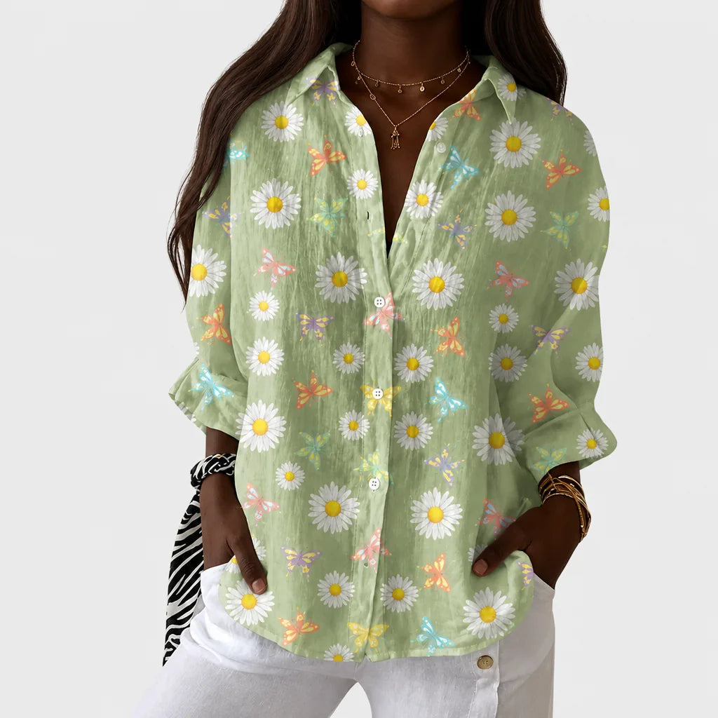 Yaa | Lightweight and Colorful Printed Blouse