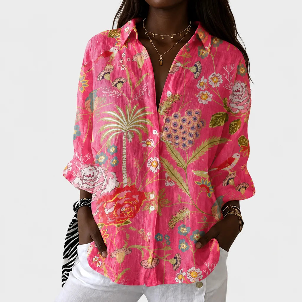 Qadira | Light and Colorful Printed Blouse