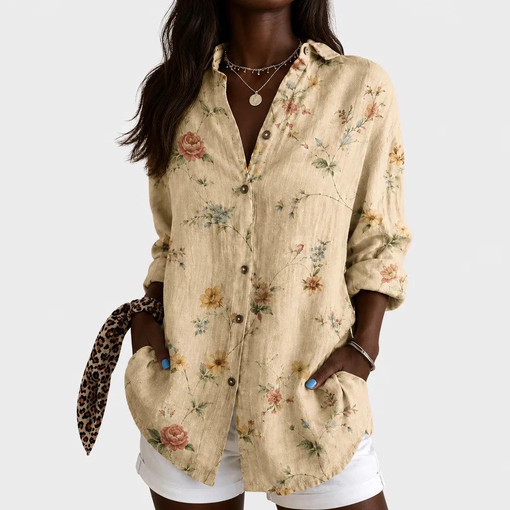 Folake | Meadow Whisper Floral Blouse