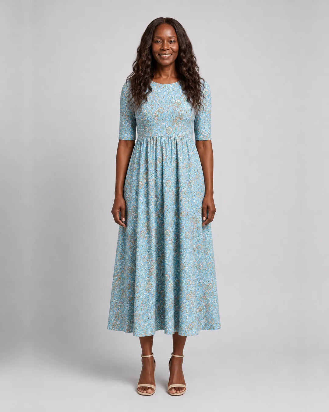 Kenya | Seaside Mosaic Pocket Maxi Dress