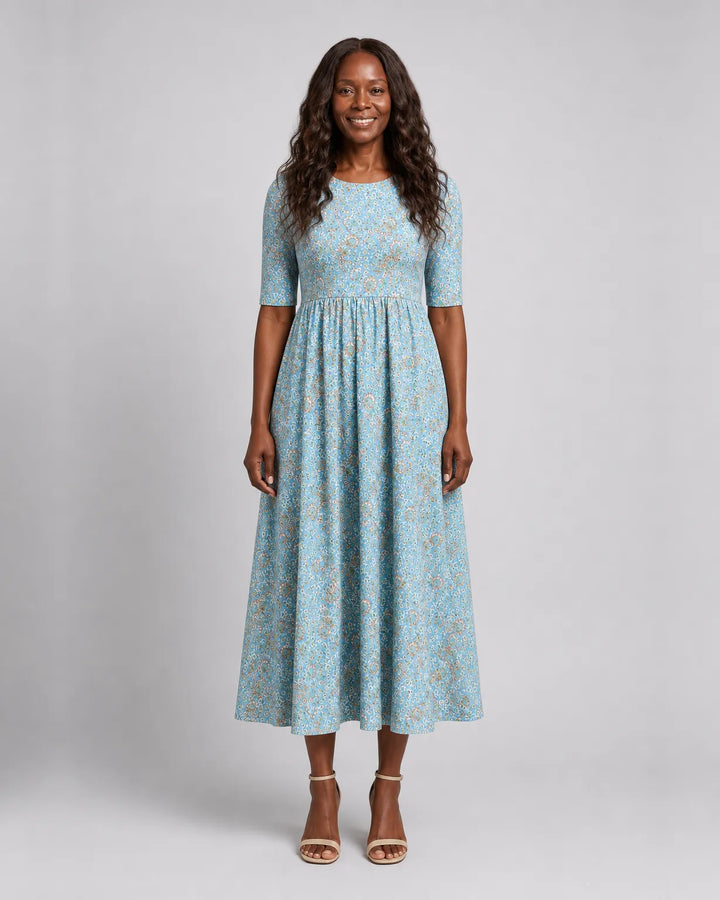 Kenya | Seaside Mosaic Pocket Maxi Dress