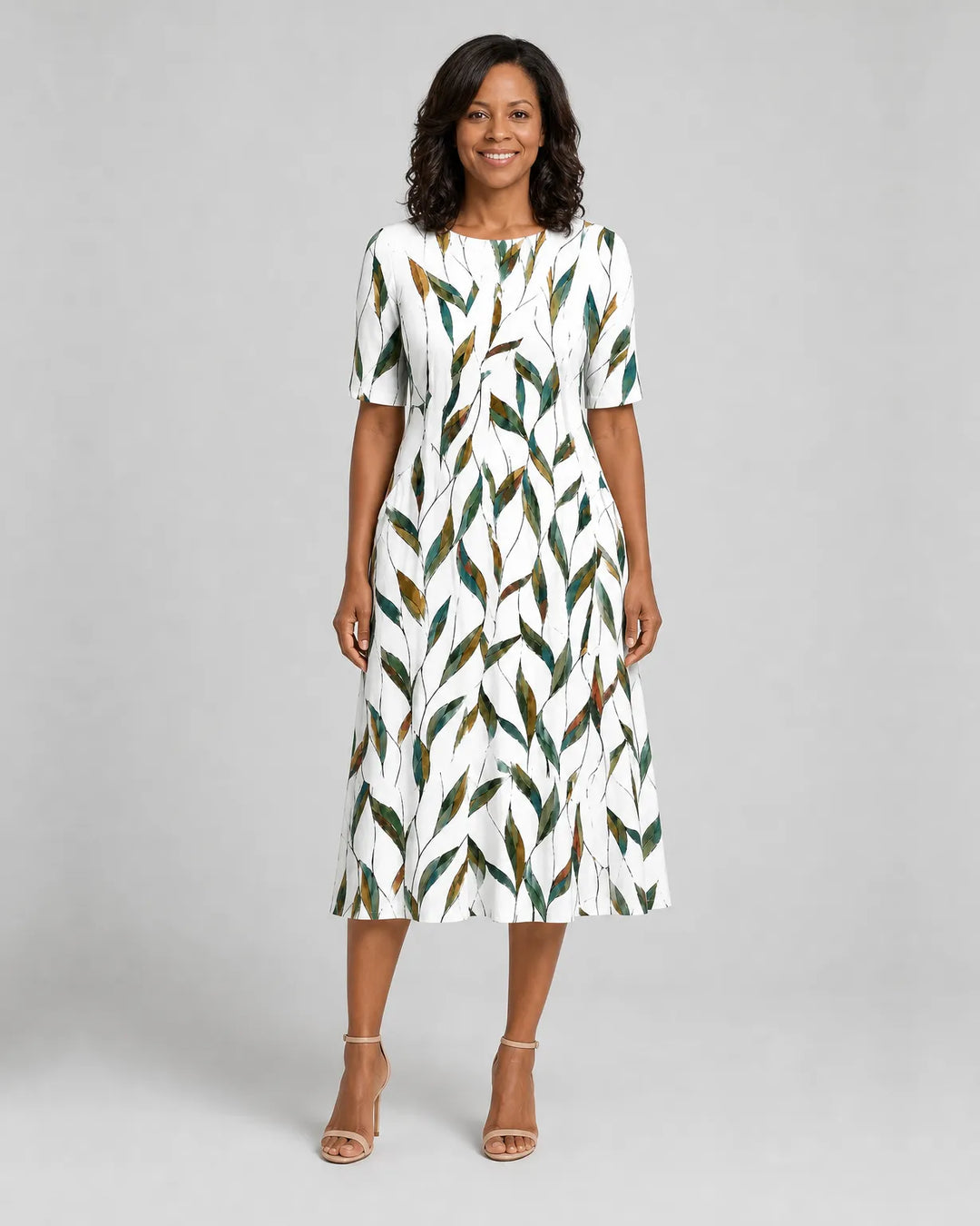 Ayana | Willow Meadow Botanical Pocket Midi Dress