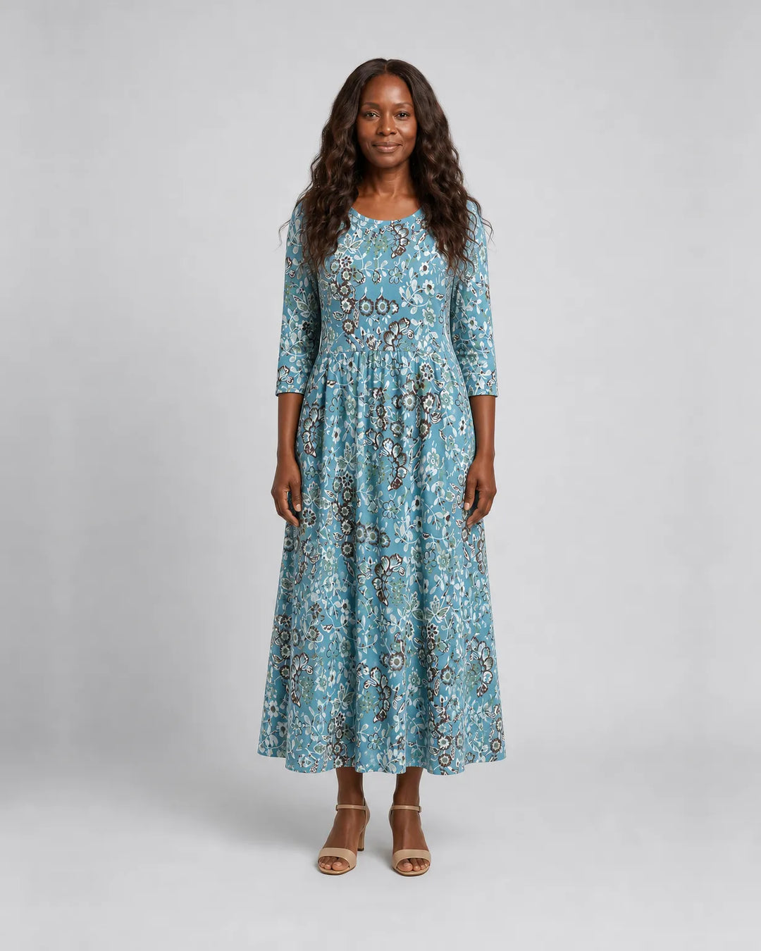 Layla | Coastal Garden Pocket Maxi Dress