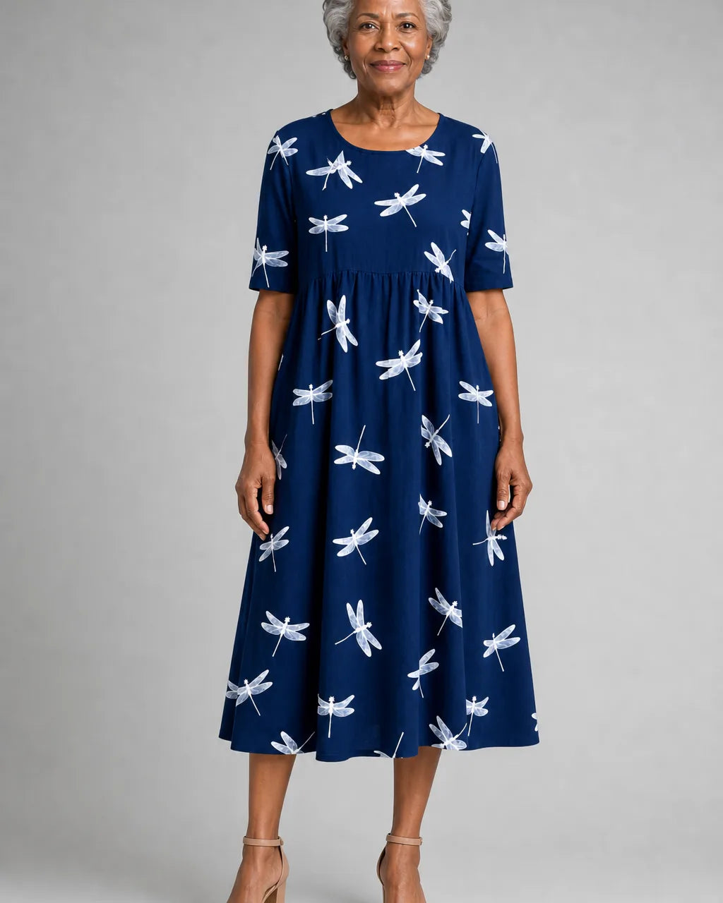 Zola | Dragonfly Breeze Pocket Midi Dress