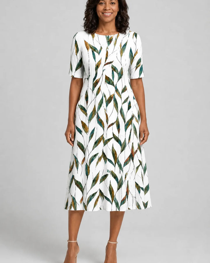 Ayana | Willow Meadow Botanical Pocket Midi Dress