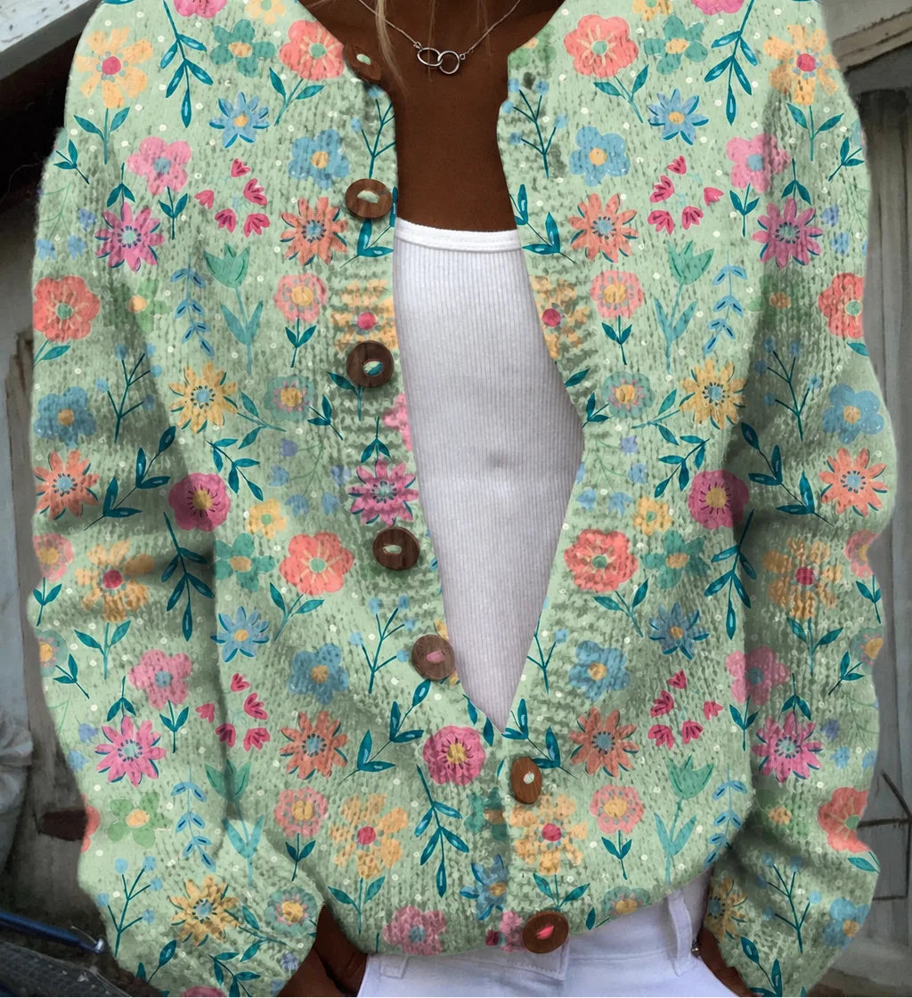 Foxfield | Women's Vintage Floral Cardigan
