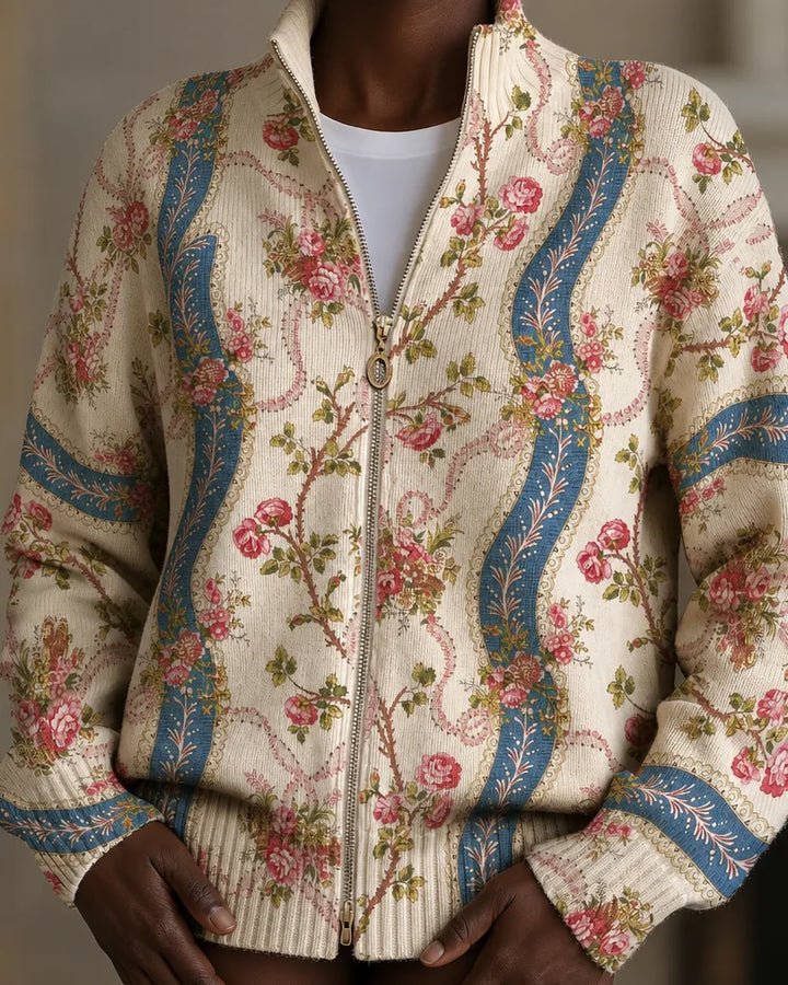 Eulalia | Climbing Rose Ribbon Cardigan