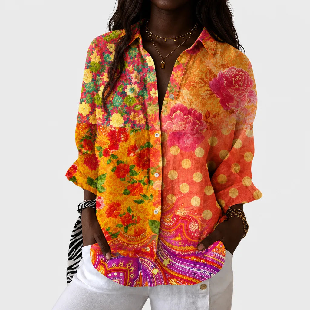 Chioma | Light and Colorful Printed Blouse
